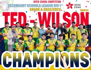 IKTMC Cricket team got championship award in TED WILSON trophy